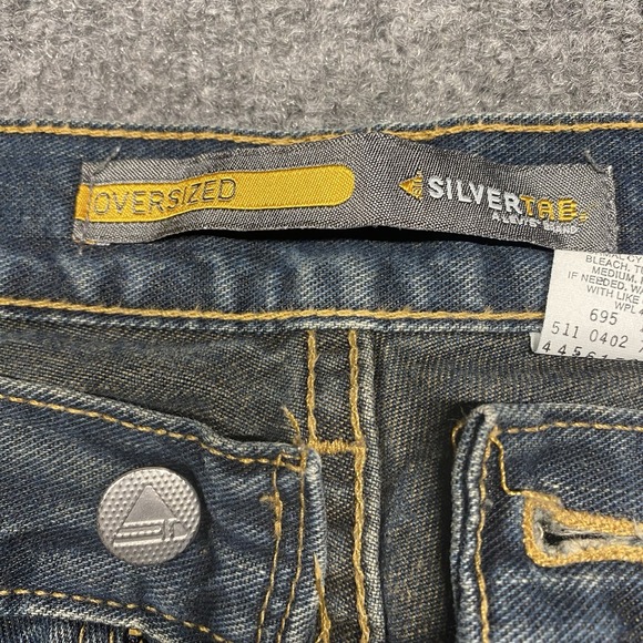 Vintage Levis Silver Tab Jeans Mens 38x30 Oversized Fit Baggy Loose Denim USA - Picture 4 of 16